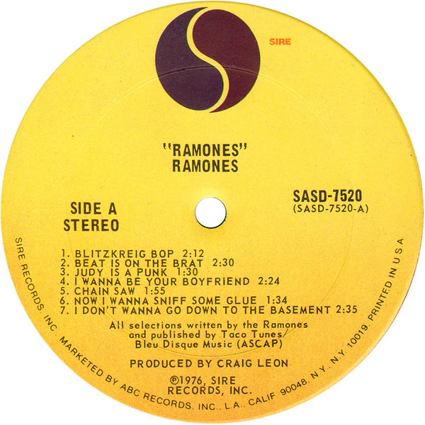 Ramones - Ramones (LP) (Very Good Plus (VG+)) - Image 3