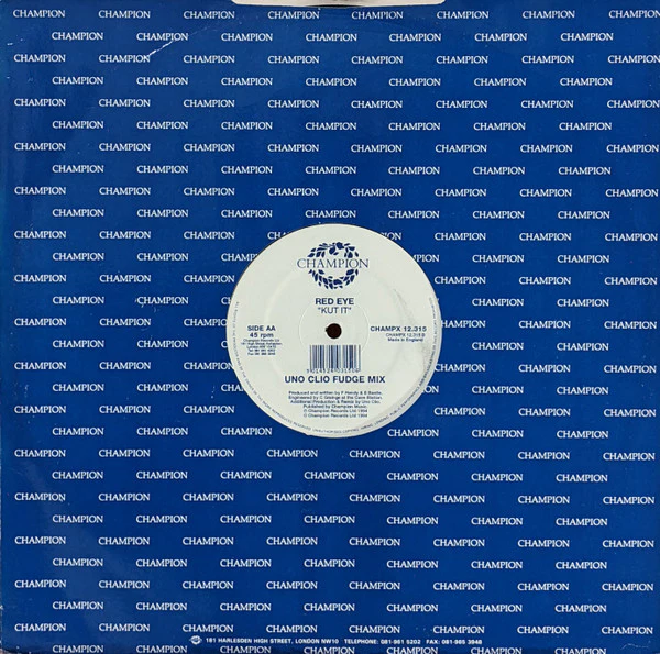 Red Eye - Kut It (Remixes) (12") (Very Good Plus (VG+)) - Image 2