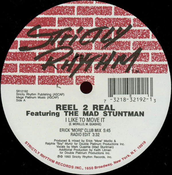 Reel 2 Real Featuring The Mad Stuntman - I Like To Move It (12") (Near Mint (NM or M-))