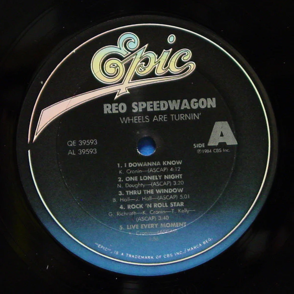 REO Speedwagon - Wheels Are Turnin' (LP) (Mint (M)) - Image 3
