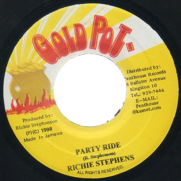 Richie Stephens - Party Ride (7") (Near Mint (NM or M-))