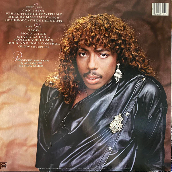 Rick James - Glow (LP) (Mint (M)) - Image 2