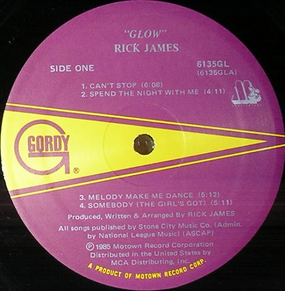 Rick James - Glow (LP) (Mint (M)) - Image 3