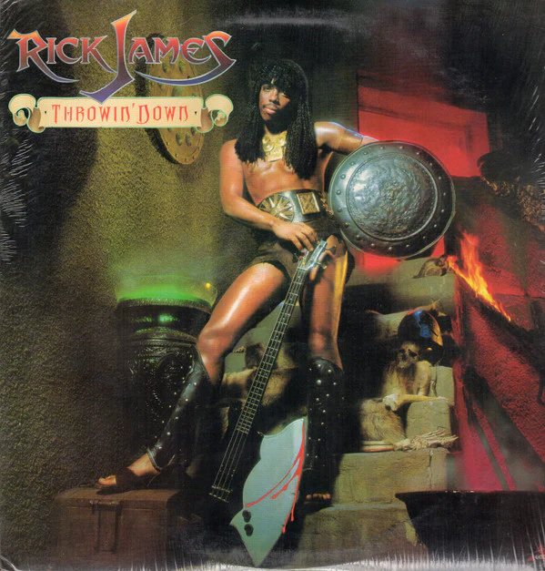 Rick James - Throwin' Down (LP) (Very Good Plus (VG+))