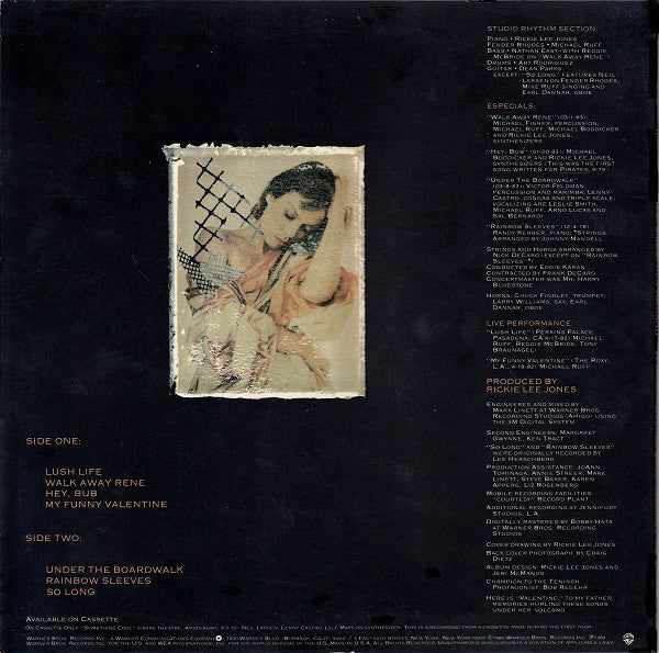 Rickie Lee Jones - Girl At Her Volcano (10") (Near Mint (NM or M-)) - Image 2
