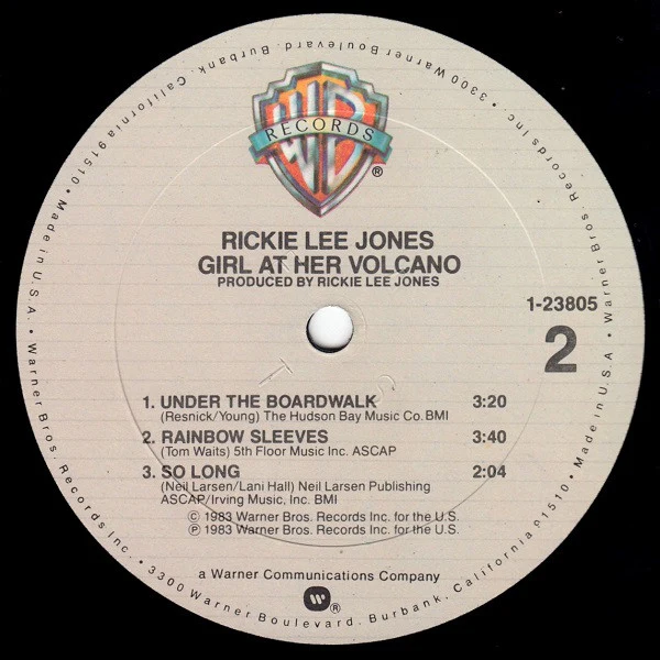 Rickie Lee Jones - Girl At Her Volcano (10") (Near Mint (NM or M-)) - Image 4