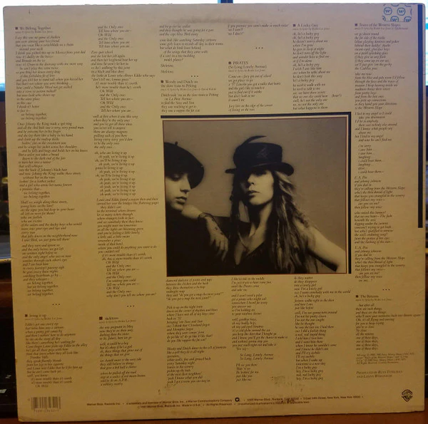 Rickie Lee Jones - Pirates (LP) (Mint (M)) - Image 2