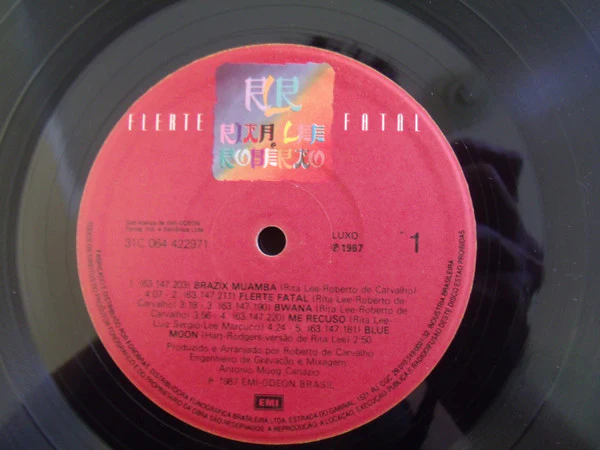 Rita Lee & Roberto - Flerte Fatal (LP) (Near Mint (NM or M-)) - Image 2