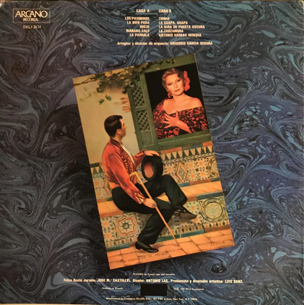 Rocio Jurado - Canciones De España (LP) (Mint (M)) - Image 2