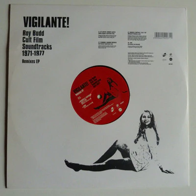 Roy Budd - Vigilante! (Roy Budd Cult Film Soundtracks 1971-1977 - Remixes EP) (12") (Very Good Plus (VG+)) - Image 2