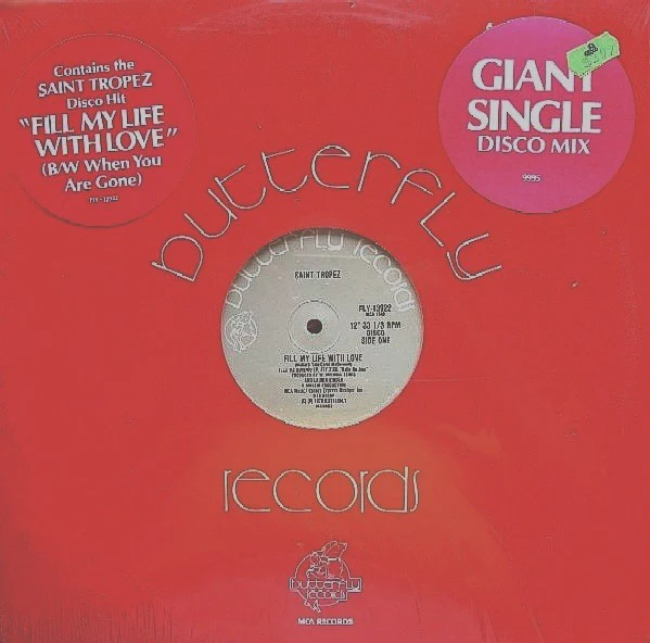 Saint Tropez - Fill My Life With Love / When You Are Gone (12") (Very Good Plus (VG+)) - Image 3