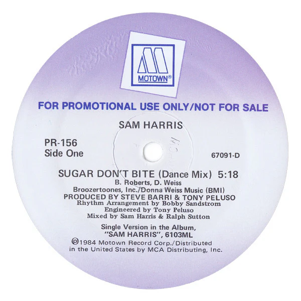Sam Harris  - Sugar Don't Bite (12") (Mint (M)) - Image 3