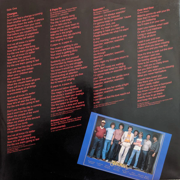 Santana - Zebop! (LP) (Near Mint (NM or M-)) - Image 4