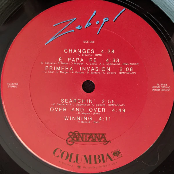 Santana - Zebop! (LP) (Near Mint (NM or M-)) - Image 5