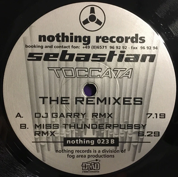 Sebastian - Toccata Remixes (12") (Very Good (VG)) - Image 3