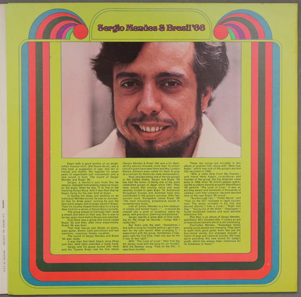 Sérgio Mendes & Brasil '66 - Greatest Hits (LP) (Mint (M)) - Image 3