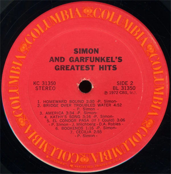 Simon & Garfunkel - Simon And Garfunkel's Greatest Hits (LP) (Mint (M)) - Image 4