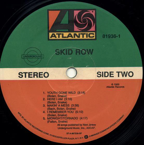 Skid Row - Skid Row (LP) (Near Mint (NM or M-)) - Image 4