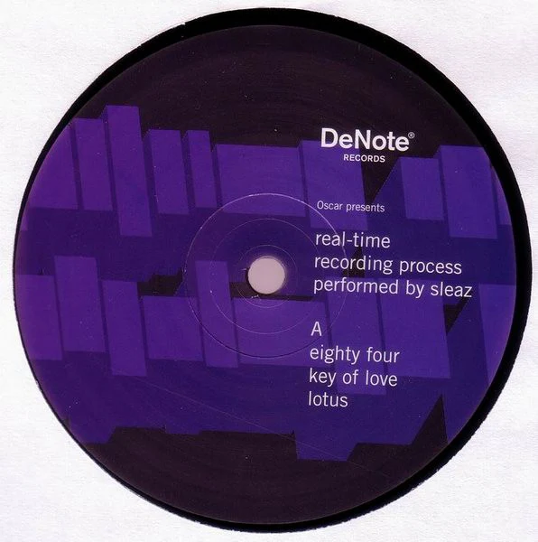 Sleaz - Real-Time Recording Process (12") (Mint (M)) - Image 2