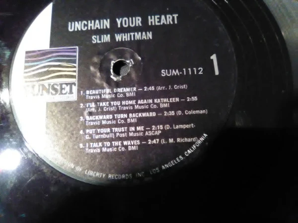 Slim Whitman - Unchain Your Heart (LP) (Mint (M)) - Image 2