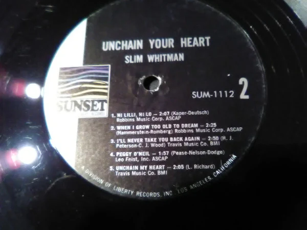 Slim Whitman - Unchain Your Heart (LP) (Mint (M)) - Image 3