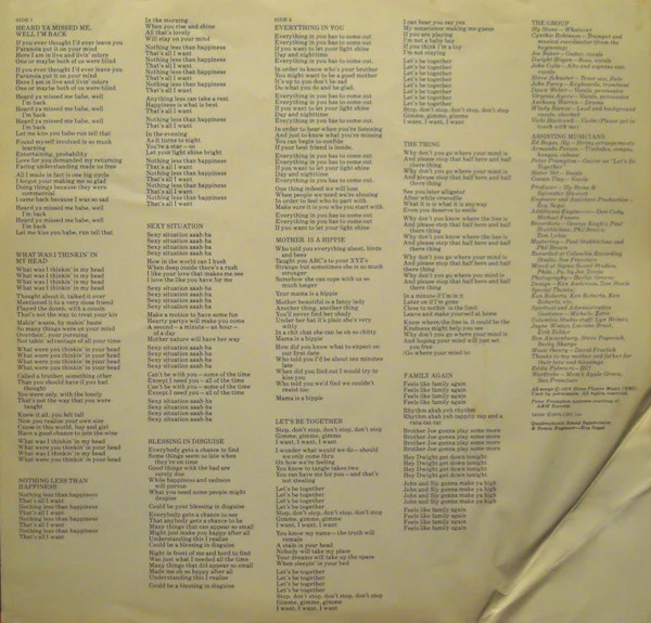 Sly & The Family Stone - Heard Ya Missed Me, Well I'm Back (LP) (Near Mint (NM or M-)) - Image 5