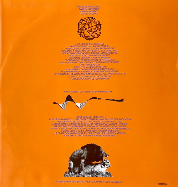 Soda Stereo - Canción Animal (LP) (Mint (M)) - Image 4