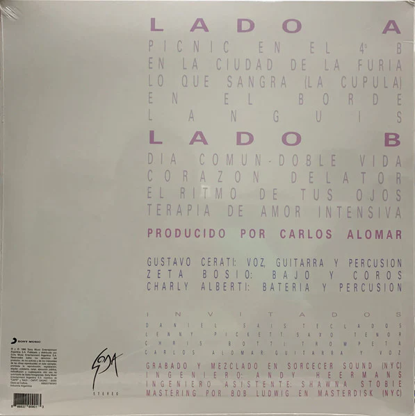 Soda Stereo - Doble Vida (LP) (Mint (M)) - Image 2