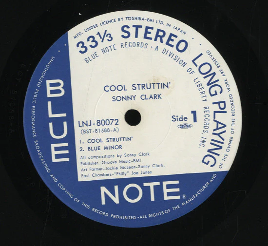 Sonny Clark = Sonny Clark - Cool Struttin' = クール・ストラッティン (LP) (Near Mint (NM or M-)) - Image 2