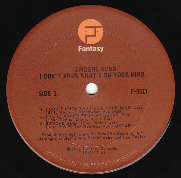 Spiders Webb - I Don't Know What's On Your Mind (LP) (Near Mint (NM or M-)) - Image 5