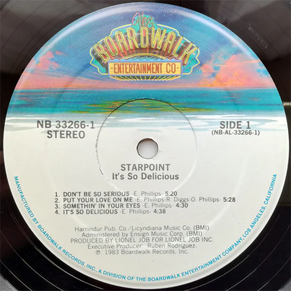 Starpoint - It's So Delicious (LP) (Very Good Plus (VG+)) - Image 3