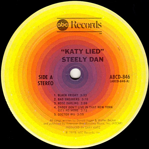 Steely Dan - Katy Lied (LP) (Very Good Plus (VG+)) - Image 3