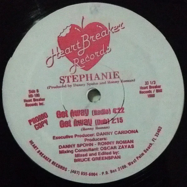 Stephanie - Get Away (12") (Very Good Plus (VG+)) - Image 3