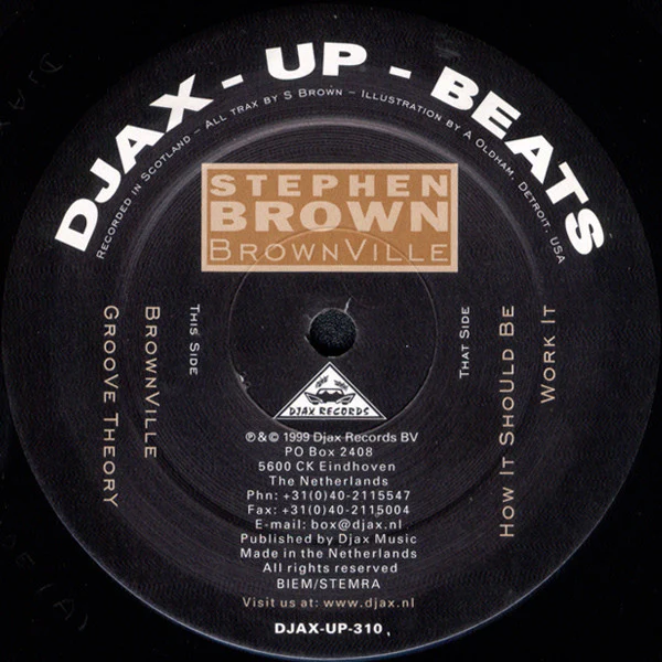 Stephen Brown - Brownville (12") (Very Good (VG)) - Image 2