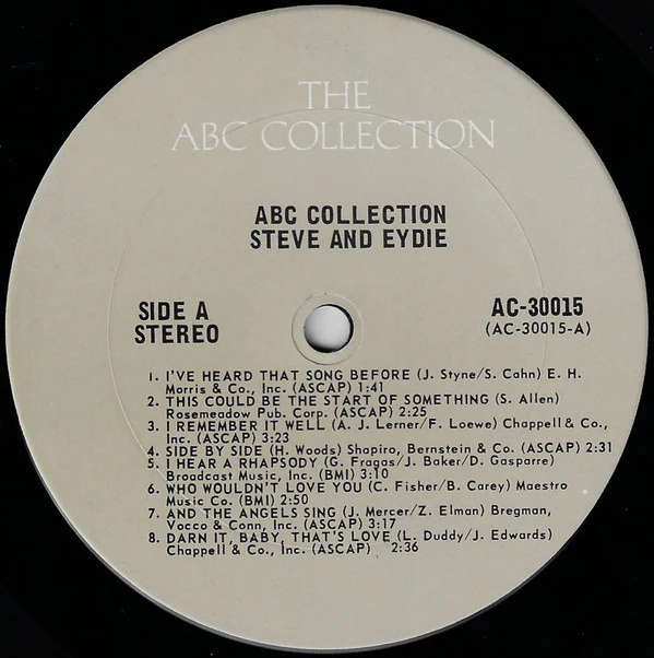 Steve & Eydie - The ABC Collection (LP) (Mint (M)) - Image 5