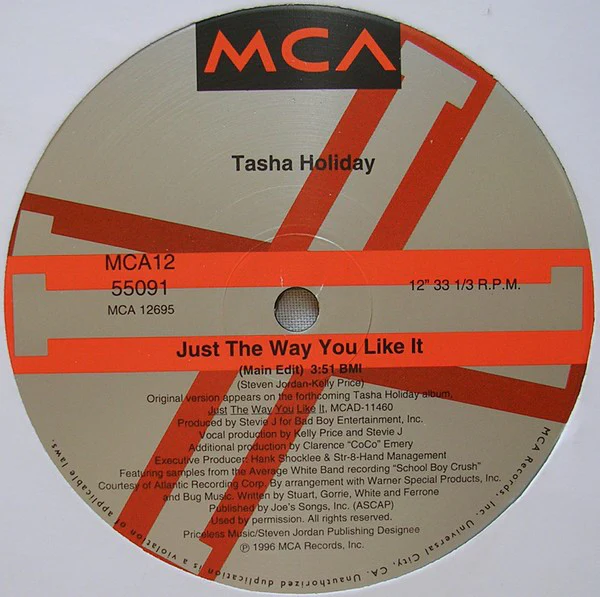 Tasha Holiday - Just The Way You Like It (12") (Very Good Plus (VG+)) - Image 3