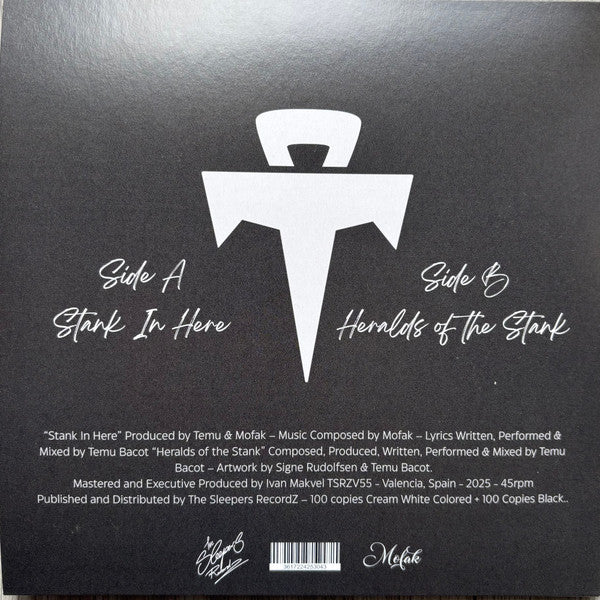 Temu Bacot & Mofak - Stank In Here (7") (Mint (M)) - Image 2