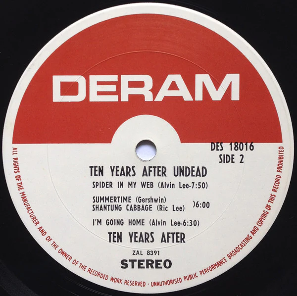 Ten Years After - Undead (LP) (Very Good Plus (VG+)) - Image 4
