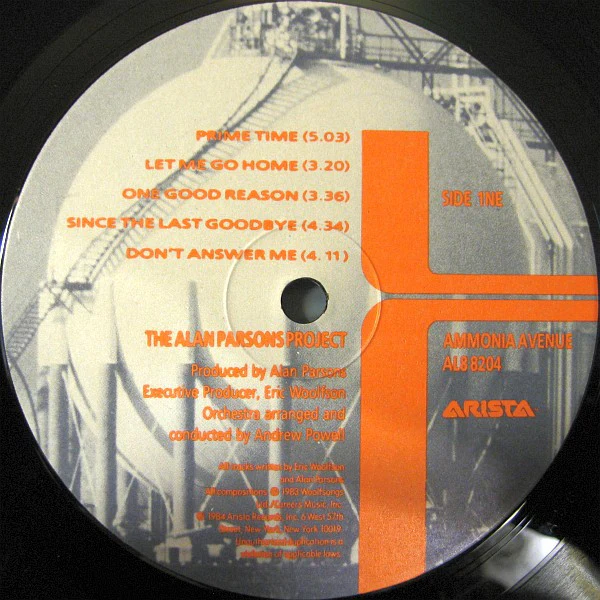 The Alan Parsons Project - Ammonia Avenue (LP) (Near Mint (NM or M-)) - Image 3