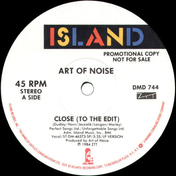 The Art Of Noise - Close (To The Edit) (12") (Very Good Plus (VG+))