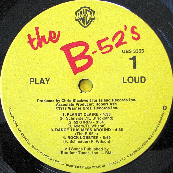 The B-52's - The B-52's (LP) (Very Good Plus (VG+)) - Image 3