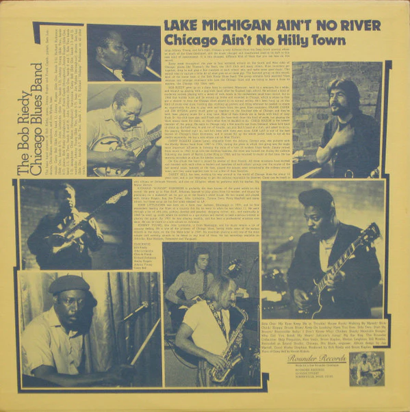 The Bob Riedy Chicago Blues Band - Lake Michigan Ain't No River (LP) (Near Mint (NM or M-)) - Image 2