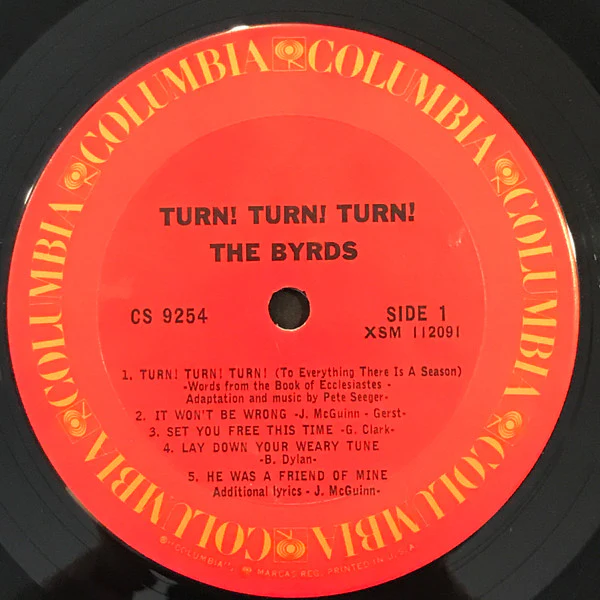 The Byrds - Turn! Turn! Turn! (LP) (Mint (M)) - Image 3