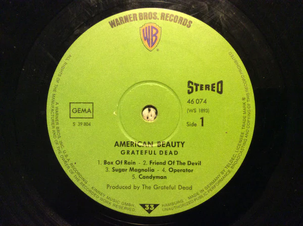The Grateful Dead - American Beauty (LP) (Very Good Plus (VG+)) - Image 3
