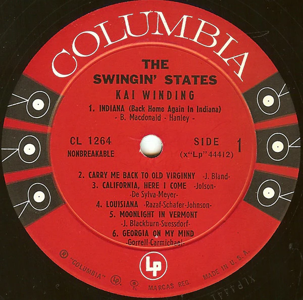 The Kai Winding Orchestra - The Swingin' States (LP) (Mint (M)) - Image 3