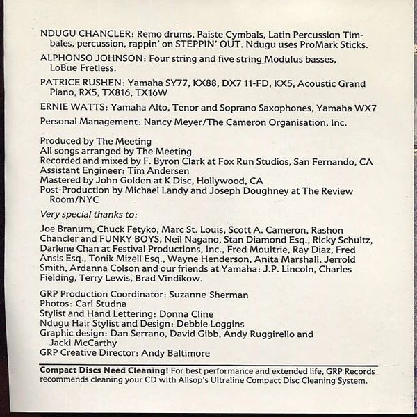 The Meeting - The Meeting (CD) (Mint (M)) - Image 4