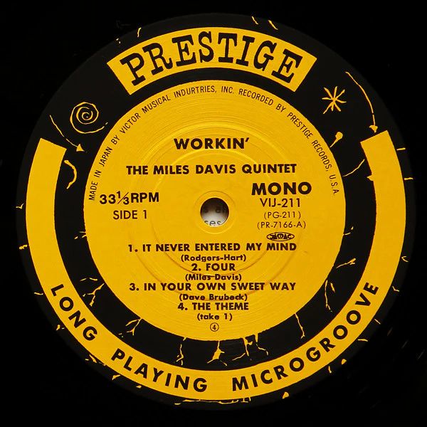 The Miles Davis Quintet - Workin' With The Miles Davis Quintet (LP) (Near Mint (NM or M-)) - Image 3