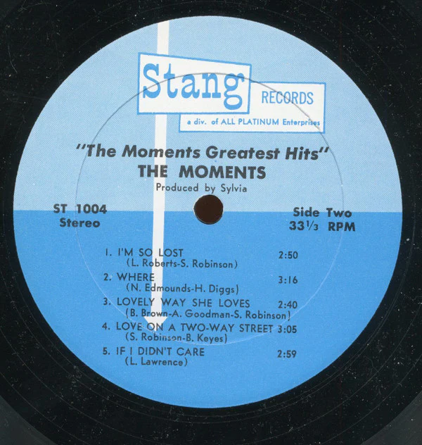 The Moments - The Moments Greatest Hits (LP) (Very Good Plus (VG+)) - Image 4