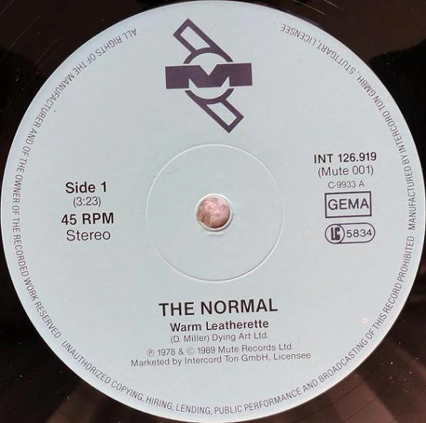 The Normal - Warm Leatherette (12") (Very Good Plus (VG+)) - Image 3