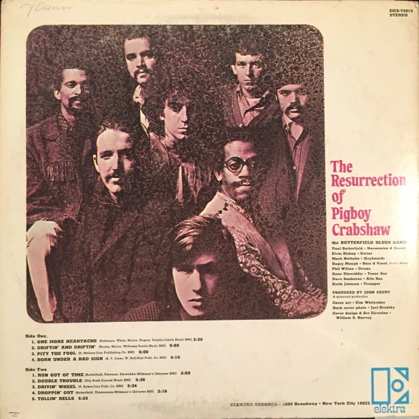 The Paul Butterfield Blues Band - The Resurrection Of Pigboy Crabshaw (LP) (Very Good Plus (VG+)) - Image 2